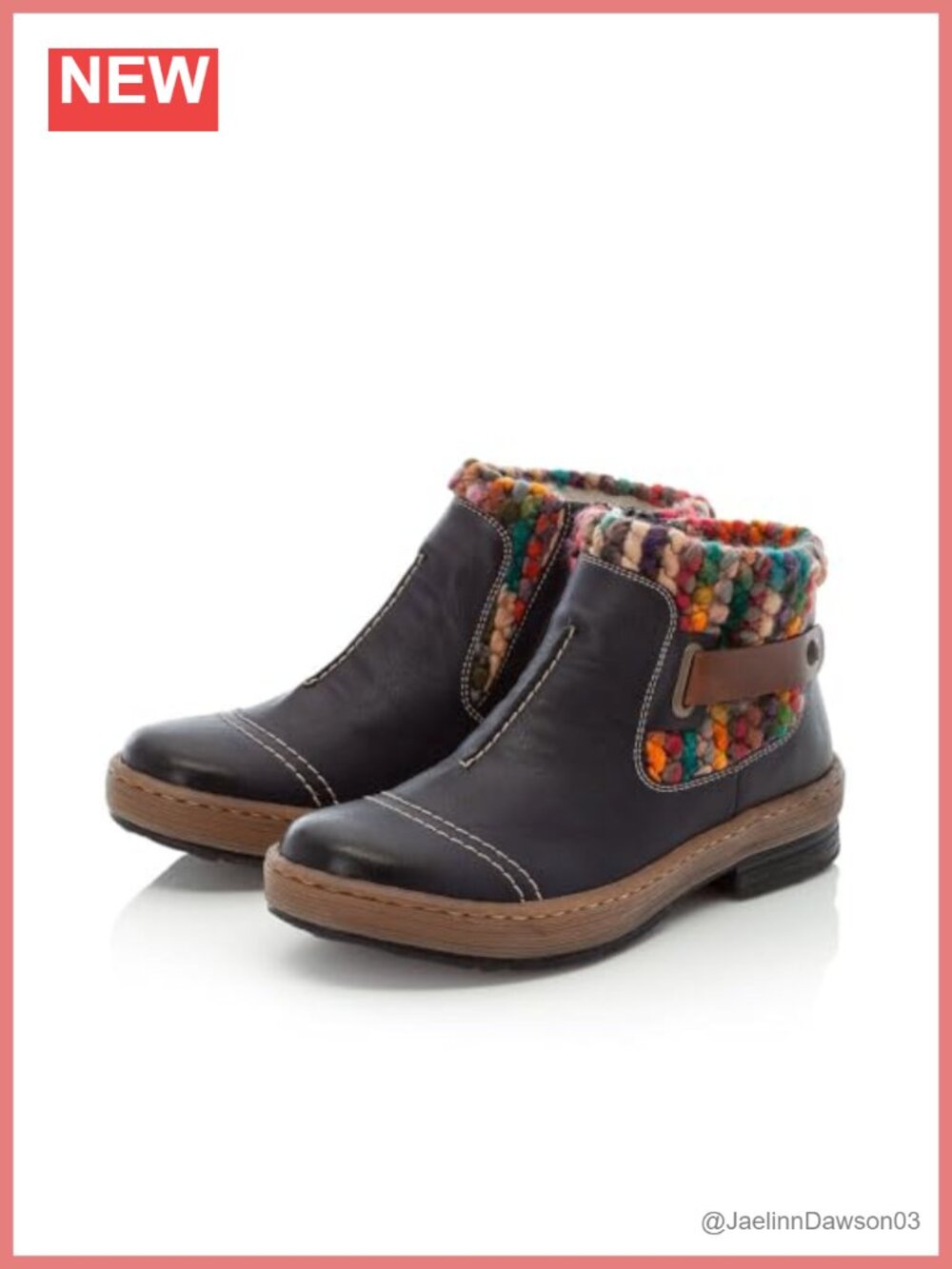 Rieker Felicitas Womens Ankle Booties Slip On Casual